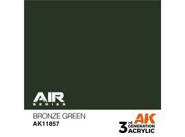 обзорное фото Акриловая краска Bronze Green / Бронзово-зеленый AIR АК-интерактив AK11857 AIR Series