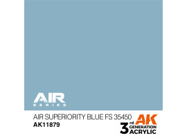 обзорное фото Acrylic paint Air Superiority Blue (FS35450) AIR AK-interactive AK11879 AIR Series