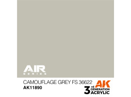 обзорное фото Акриловая краска Camouflage Grey / Серый камуфляж  (FS36622) AIR АК-интерактив AK11890 AIR Series