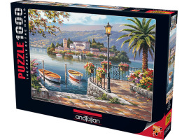 обзорное фото Puzzle Lago Del Porto 1000pcs 1000 items