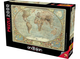 обзорное фото Puzzle World Map 2000pcs 2000 items