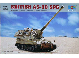 обзорное фото Assembly model 1/72 british self-propelled gun AS-90 Trumpeter 07221 Armored vehicles 1/72