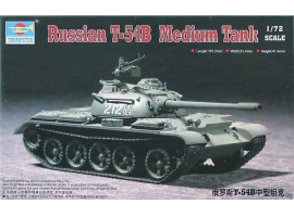 обзорное фото Russian T-54B  Medium Tank Бронетехника 1/72