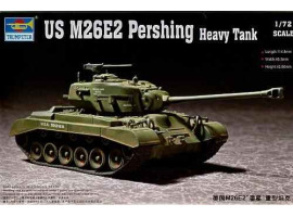 обзорное фото US M26E2 Pershing Heavy Tank Бронетехника 1/72