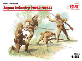 обзорное фото Japan Infantry (1942-1945) (4 figures) Фигуры 1/35