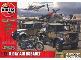 Збірна модель 1/72 діорама "D-Day Air Assault Set" стартовий набір Airfix A50157A