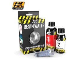 обзорное фото Resin Water 375ml - Двокомпонентна епоксидна смола для імітації чистої води Матеріали для створення