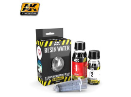 Resin Water 180ml - Двокомпонентна епоксидна смола зі слабким запахом 180 мл