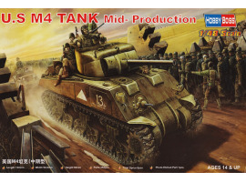 обзорное фото U.S M4  TANK (Mid -Model) Armored vehicles 1/48