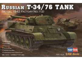 обзорное фото Советский танк Т-34/76 (1942 г. № 112) Бронетехника 1/48