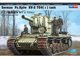обзорное фото Німецький танк Pz.Kpfw KV-2 754(r)  Бронетехника 1/48