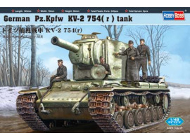 обзорное фото Збірна модель 1/48 трофейний танк КВ-2 754(r) HobbyBoss 84819 Бронетехніка 1/48