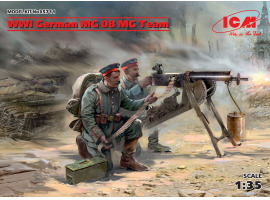 обзорное фото Німецька команда MG08 Першої світової війни Фігури 1/35