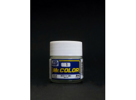 обзорное фото White gloss, Mr. Color solvent-based paint 10 ml. / Білий глянсовий Нітрофарби