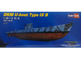 обзорное фото Збірна модель 1/700 підводний човен DKM U-boat Type Ⅸ B HobbyBoss 87006 Підводний флот