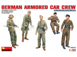 German armored car crew