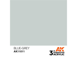 обзорное фото Акриловая краска BLUE GREY – STANDARD / СЕРО-ГОЛУБОЙ АК-интерактив AK11011 Standart Color