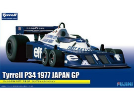 обзорное фото Шестиколёсный гоночный автомобиль Формулы-1 / Tyrrell P34 1977 Japan GP Long Wheel Version Автомобили 1/20