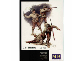 обзорное фото U.S. Infantry, July 1944 Figures 1/35