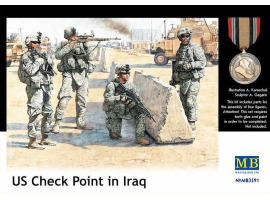 обзорное фото "US Check Point in Iraq"  Figures 1/35