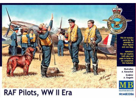 обзорное фото "RAF Pilots, WW II Era"  Figures 1/32