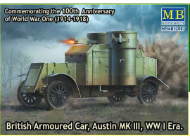 обзорное фото «Британский бронеавтомобиль, Остин, MK III, эпоха Первой мировой войны» Бронетехника 1/72