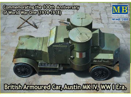 обзорное фото "British Armoured Car, Austin, MK IV, WW I Era" Armored vehicles 1/72