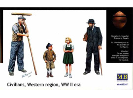 обзорное фото Гражданское население, западный регион, 2 мировая война  Фигуры 1/35