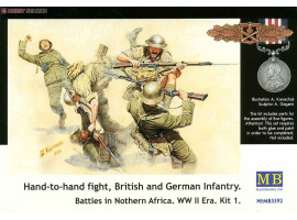 обзорное фото Hand-to-Hand Fight, British and German Infantry. Battles in Nothern Africa Figures 1/35