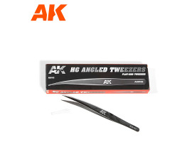 обзорное фото Angled tweezers with a fine tip Tweezers