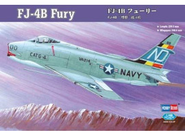 Сборная модель американского истребителя-бомбардировщика  FJ-4B "Fury"