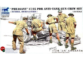 обзорное фото Prefabricated model of anti-tank crew 17/25 PDR "Pheasant" Figures 1/35