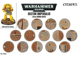обзорное фото WARHAMMER 40000: SECTOR IMPERIALIS - 32MM ROUND BASES 99120199039 Bases