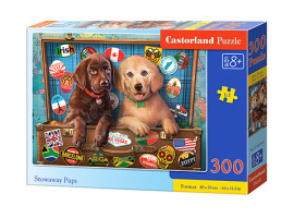 обзорное фото Puzzle "Puppies - travelers" 300 pieces 300 items
