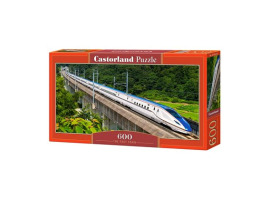 обзорное фото Puzzle "Fast train" 600 pieces 600 items