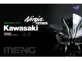 обзорное фото Scale model  1/9 of Kawasaki Ninja H2R (Pre-Colored Edition) Мeng  MT-001s Мотоциклы