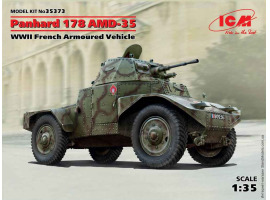 обзорное фото Panhard 178 AMD-35 / Французький бронеавтомобіль 2 МВ Автомобілі 1/35
