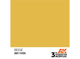 обзорное фото Акрилова фарба BEIGE – STANDARD / БІЖОВИЙ AK-interactive AK11030 Standart Color