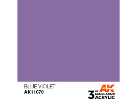 обзорное фото Акрилова фарба BLUE VIOLET – STANDARD / СИНЬО-ЛІЛОВИЙ AK-interactive AK11070 Standart Color