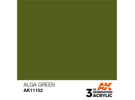 обзорное фото Акрилова фарба ALGA GREEN – STANDARD / ЗЕЛЕНІ ВОДОРОСТІ AK-interactive AK11152 Standart Color