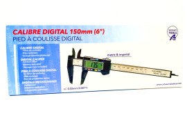 обзорное фото CARBON FIBER DIGITAL CALLIPER 150 mm (6’’)	 METRIC - Электронный цифровой штангенциркуль Wood tools
