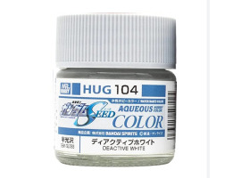 обзорное фото Aqueous Gundam Color DEACTIVE WHITE / Белый полуглянцевый Acrylic paints