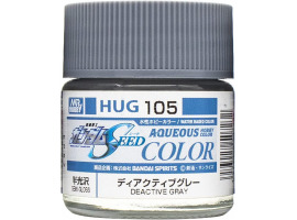 обзорное фото Aqueous Gundam Color DEACTIVE GRAY / Серый полуглянцевый Акриловые краски