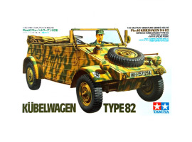 обзорное фото Scale model 1/35  Military vehicle KUEBELWAGEN TYPE 82 Tamiya 35213  Cars 1/35