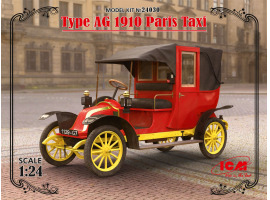 обзорное фото Type AG 1910 , Paris Taxi Cars 1/24