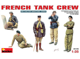 обзорное фото Французский танковый экипаж Figures 1/35