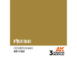 обзорное фото Акрилова фарба OCHER KHAKI – ХАКІ ВОХРА FIGURES АК-інтерактив AK11422 Figure Series