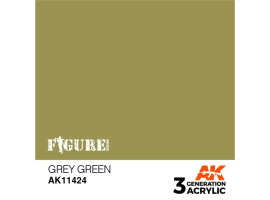 обзорное фото Акриловая краска GREY GREEN – СЕРО - ЗЕЛЁНЫЙ FIGURES АК-интерактив AK11424 Figure Series