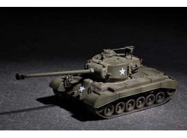обзорное фото Assembly model 1/72 american tank M26 with 90mm T15E2M2 Trumpeter 07170 Armored vehicles 1/72