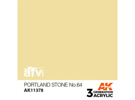 обзорное фото Акриловая краска PORTLAND STONE NO.64 / Белый строительный известняк – AFV АК-интерактив AK11378 AFV Series